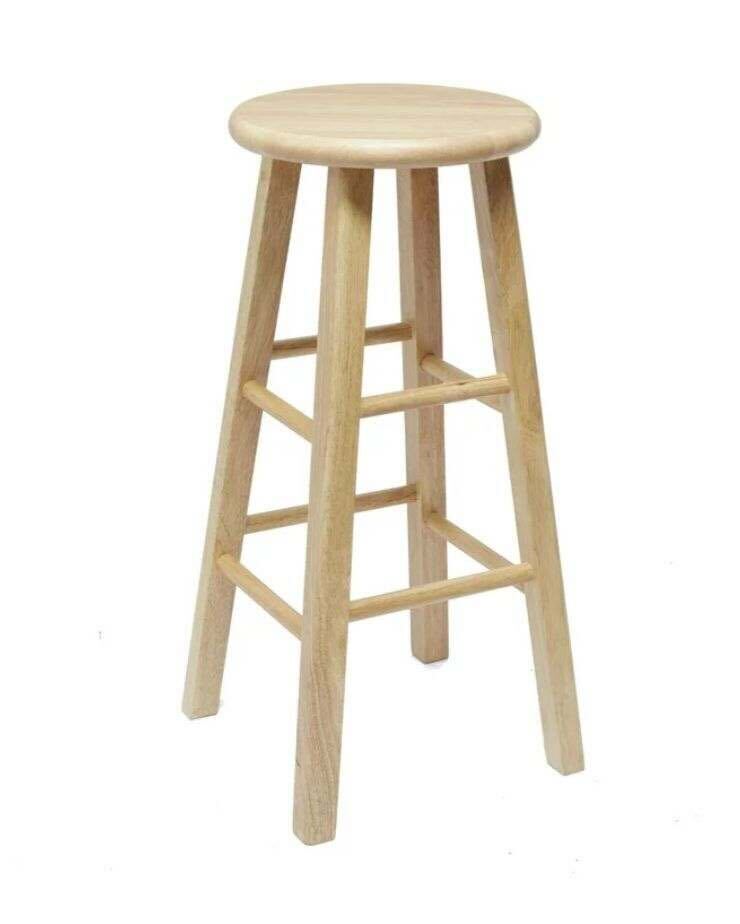 Wooden Barstool